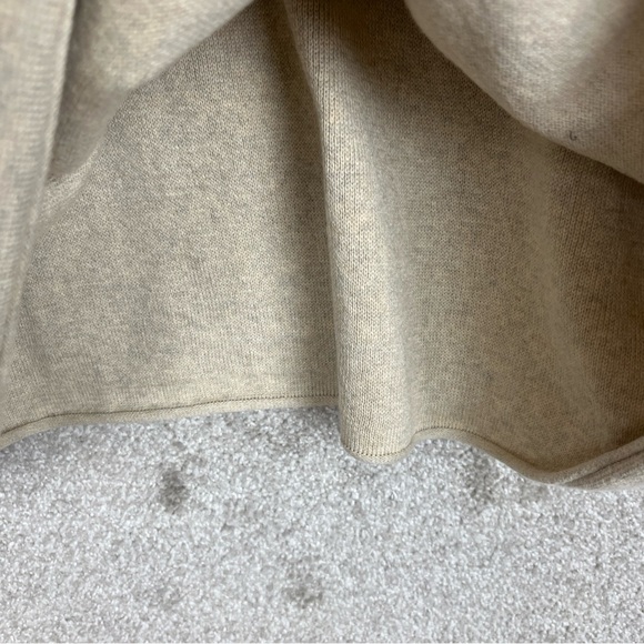 Pure Jill Sweater Womens Medium Petite Beige Kimono Pullover Cotton Blend-4284 - Picture 4 of 11